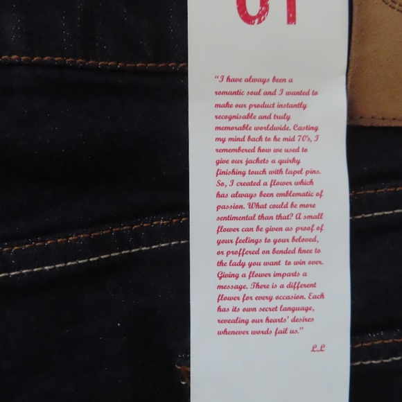 LARDINI Denim Pants santo Indigo(Denim) 34 $568 Euro NWT  (37x30.5) - Picture 11 of 11